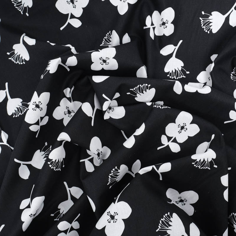 Popeline de Coton Imprimée - Maison Klem